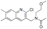 606102-46-9,Acetamide, N-[(2-chloro-6,7-dimethyl-3-quinolinyl)methyl]-N-(2-methoxyethyl)- (9CI)