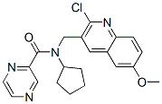 606102-67-4,Pyrazinecarboxamide, N-[(2-chloro-6-methoxy-3-quinolinyl)methyl]-N-cyclopentyl- (9CI)