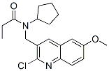 606102-71-0,Propanamide, N-[(2-chloro-6-methoxy-3-quinolinyl)methyl]-N-cyclopentyl- (9CI)