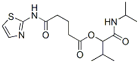 606102-74-3,Pentanoic acid, 5-oxo-5-(2-thiazolylamino)-, 2-methyl-1-[[(1-methylethyl)amino]carbonyl]propyl ester (9CI)
