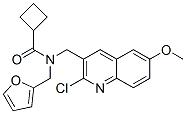 606102-99-2,Cyclobutanecarboxamide, N-[(2-chloro-6-methoxy-3-quinolinyl)methyl]-N-(2-furanylmethyl)- (9CI)