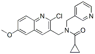 606103-05-3,Cyclopropanecarboxamide, N-[(2-chloro-6-methoxy-3-quinolinyl)methyl]-N-(3-pyridinylmethyl)- (9CI)