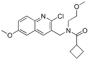 606103-23-5,Cyclobutanecarboxamide, N-[(2-chloro-6-methoxy-3-quinolinyl)methyl]-N-(2-methoxyethyl)- (9CI)
