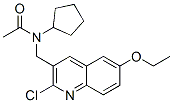 606103-26-8,Acetamide, N-[(2-chloro-6-ethoxy-3-quinolinyl)methyl]-N-cyclopentyl- (9CI)