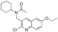 606103-40-6,Acetamide, N-[(2-chloro-6-ethoxy-3-quinolinyl)methyl]-N-cyclohexyl- (9CI)