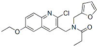 606103-88-2,Propanamide, N-[(2-chloro-6-ethoxy-3-quinolinyl)methyl]-N-(2-furanylmethyl)- (9CI)