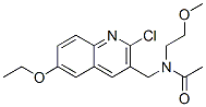 606104-02-3,Acetamide, N-[(2-chloro-6-ethoxy-3-quinolinyl)methyl]-N-(2-methoxyethyl)- (9CI)