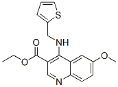 606104-15-8,3-Quinolinecarboxylicacid,6-methoxy-4-[(2-thienylmethyl)amino]-,ethylester(9CI)