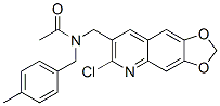 606104-24-9,Acetamide, N-[(6-chloro-1,3-dioxolo[4,5-g]quinolin-7-yl)methyl]-N-[(4-methylphenyl)methyl]- (9CI)