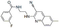 606105-46-8,Benzamide, N-[2-[(3-cyano-6-methyl-2-quinolinyl)amino]ethyl]-3-fluoro- (9CI)