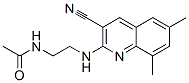 606105-63-9,Acetamide, N-[2-[(3-cyano-6,8-dimethyl-2-quinolinyl)amino]ethyl]- (9CI)