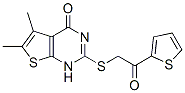 606107-45-3,Thieno[2,3-d]pyrimidin-4(1H)-one, 5,6-dimethyl-2-[[2-oxo-2-(2-thienyl)ethyl]thio]- (9CI)