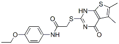 606107-92-0,Acetamide, 2-[(1,4-dihydro-5,6-dimethyl-4-oxothieno[2,3-d]pyrimidin-2-yl)thio]-N-(4-ethoxyphenyl)- (9CI)