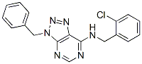 606108-15-0,3H-1,2,3-Triazolo[4,5-d]pyrimidin-7-amine, N-[(2-chlorophenyl)methyl]-3-(phenylmethyl)- (9CI)