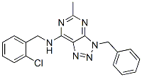 606108-23-0,3H-1,2,3-Triazolo[4,5-d]pyrimidin-7-amine, N-[(2-chlorophenyl)methyl]-5-methyl-3-(phenylmethyl)- (9CI)