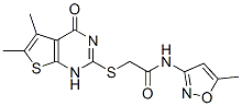 606108-26-3,Acetamide, 2-[(1,4-dihydro-5,6-dimethyl-4-oxothieno[2,3-d]pyrimidin-2-yl)thio]-N-(5-methyl-3-isoxazolyl)- (9CI)