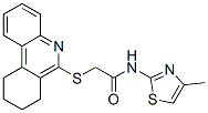 606108-55-8,Acetamide, N-(4-methyl-2-thiazolyl)-2-[(7,8,9,10-tetrahydro-6-phenanthridinyl)thio]- (9CI)