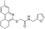 606108-65-0,Acetamide, N-(2-furanylmethyl)-2-[(7,8,9,10-tetrahydro-3-methyl-6-phenanthridinyl)thio]- (9CI)