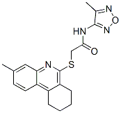 606108-71-8,Acetamide, N-(4-methyl-1,2,5-oxadiazol-3-yl)-2-[(7,8,9,10-tetrahydro-3-methyl-6-phenanthridinyl)thio]- (9CI)