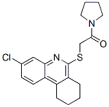 606108-77-4,Pyrrolidine, 1-[[(3-chloro-7,8,9,10-tetrahydro-6-phenanthridinyl)thio]acetyl]- (9CI)