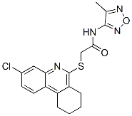 606108-81-0,Acetamide, 2-[(3-chloro-7,8,9,10-tetrahydro-6-phenanthridinyl)thio]-N-(4-methyl-1,2,5-oxadiazol-3-yl)- (9CI)
