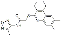 606108-89-8,Acetamide, N-(4-methyl-1,2,5-oxadiazol-3-yl)-2-[(7,8,9,10-tetrahydro-2,3-dimethyl-6-phenanthridinyl)thio]- (9CI)