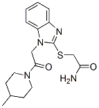 606109-98-2,Acetamide, 2-[[1-[2-(4-methyl-1-piperidinyl)-2-oxoethyl]-1H-benzimidazol-2-yl]thio]- (9CI)