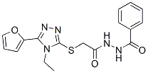 606111-63-1,Benzoic acid, 2-[[[4-ethyl-5-(2-furanyl)-4H-1,2,4-triazol-3-yl]thio]acetyl]hydrazide (9CI)