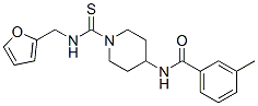 606112-43-0,Benzamide, N-[1-[[(2-furanylmethyl)amino]thioxomethyl]-4-piperidinyl]-3-methyl- (9CI)