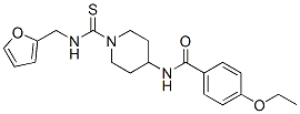 606112-46-3,Benzamide, 4-ethoxy-N-[1-[[(2-furanylmethyl)amino]thioxomethyl]-4-piperidinyl]- (9CI)