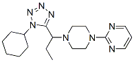 606114-25-4,Pyrimidine, 2-[4-[1-(1-cyclohexyl-1H-tetrazol-5-yl)propyl]-1-piperazinyl]- (9CI)