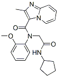 606116-09-0,Imidazo[1,2-a]pyridine-3-carboxamide, N-[2-(cyclopentylamino)-2-oxoethyl]-N-(2-methoxyphenyl)-2-methyl- (9CI)
