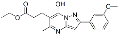 606116-31-8,Pyrazolo[1,5-a]pyrimidine-6-propanoic acid, 7-hydroxy-2-(3-methoxyphenyl)-5-methyl-, ethyl ester (9CI)