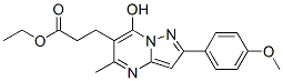 606116-36-3,Pyrazolo[1,5-a]pyrimidine-6-propanoic acid, 7-hydroxy-2-(4-methoxyphenyl)-5-methyl-, ethyl ester (9CI)