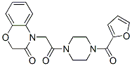 606118-29-0,Piperazine, 1-[(2,3-dihydro-3-oxo-4H-1,4-benzoxazin-4-yl)acetyl]-4-(2-furanylcarbonyl)- (9CI)