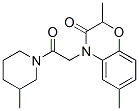 606119-95-3,Piperidine, 1-[(2,3-dihydro-2,6-dimethyl-3-oxo-4H-1,4-benzoxazin-4-yl)acetyl]-3-methyl- (9CI)