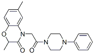 606120-08-5,Piperazine, 1-[(2,3-dihydro-2,6-dimethyl-3-oxo-4H-1,4-benzoxazin-4-yl)acetyl]-4-phenyl- (9CI)