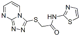 606121-67-9,Acetamide, N-2-thiazolyl-2-(1,2,4-triazolo[4,3-a]pyrimidin-3-ylthio)- (9CI)