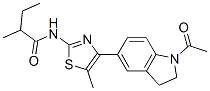 606121-88-4,Butanamide, N-[4-(1-acetyl-2,3-dihydro-1H-indol-5-yl)-5-methyl-2-thiazolyl]-2-methyl- (9CI)
