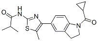 606122-02-5,Propanamide, N-[4-[1-(cyclopropylcarbonyl)-2,3-dihydro-1H-indol-5-yl]-5-methyl-2-thiazolyl]-2-methyl- (9CI)