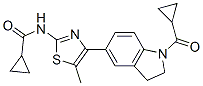 606122-03-6,Cyclopropanecarboxamide, N-[4-[1-(cyclopropylcarbonyl)-2,3-dihydro-1H-indol-5-yl]-5-methyl-2-thiazolyl]- (9CI)