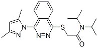 606122-25-2,Acetamide, 2-[[4-(3,5-dimethyl-1H-pyrazol-1-yl)-1-phthalazinyl]thio]-N,N-bis(1-methylethyl)- (9CI)