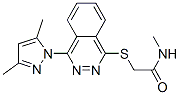 606122-26-3,Acetamide, 2-[[4-(3,5-dimethyl-1H-pyrazol-1-yl)-1-phthalazinyl]thio]-N-methyl- (9CI)