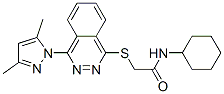 606122-27-4,Acetamide, N-cyclohexyl-2-[[4-(3,5-dimethyl-1H-pyrazol-1-yl)-1-phthalazinyl]thio]- (9CI)