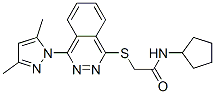 606122-28-5,Acetamide, N-cyclopentyl-2-[[4-(3,5-dimethyl-1H-pyrazol-1-yl)-1-phthalazinyl]thio]- (9CI)