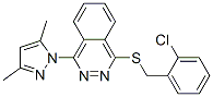 606122-29-6,Phthalazine, 1-[[(2-chlorophenyl)methyl]thio]-4-(3,5-dimethyl-1H-pyrazol-1-yl)- (9CI)