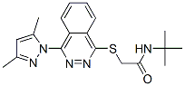606122-41-2,Acetamide, N-(1,1-dimethylethyl)-2-[[4-(3,5-dimethyl-1H-pyrazol-1-yl)-1-phthalazinyl]thio]- (9CI)