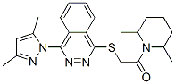 606122-46-7,Piperidine, 1-[[[4-(3,5-dimethyl-1H-pyrazol-1-yl)-1-phthalazinyl]thio]acetyl]-2,6-dimethyl- (9CI)