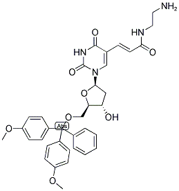 606126-32-3,5-[N-(2-AMINOETHYL)-3-(E)-ACRYLAMIDO]-5'-O-(DIMETHOXYTRITYL)-2'-DEOXYURIDINE
