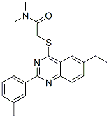 606131-31-1,Acetamide, 2-[[6-ethyl-2-(3-methylphenyl)-4-quinazolinyl]thio]-N,N-dimethyl- (9CI)